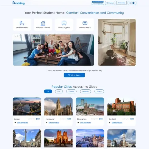 Gradding student accommodation